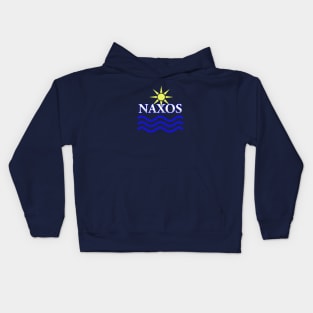 NAXOS-Sun Water+Text Kids Hoodie